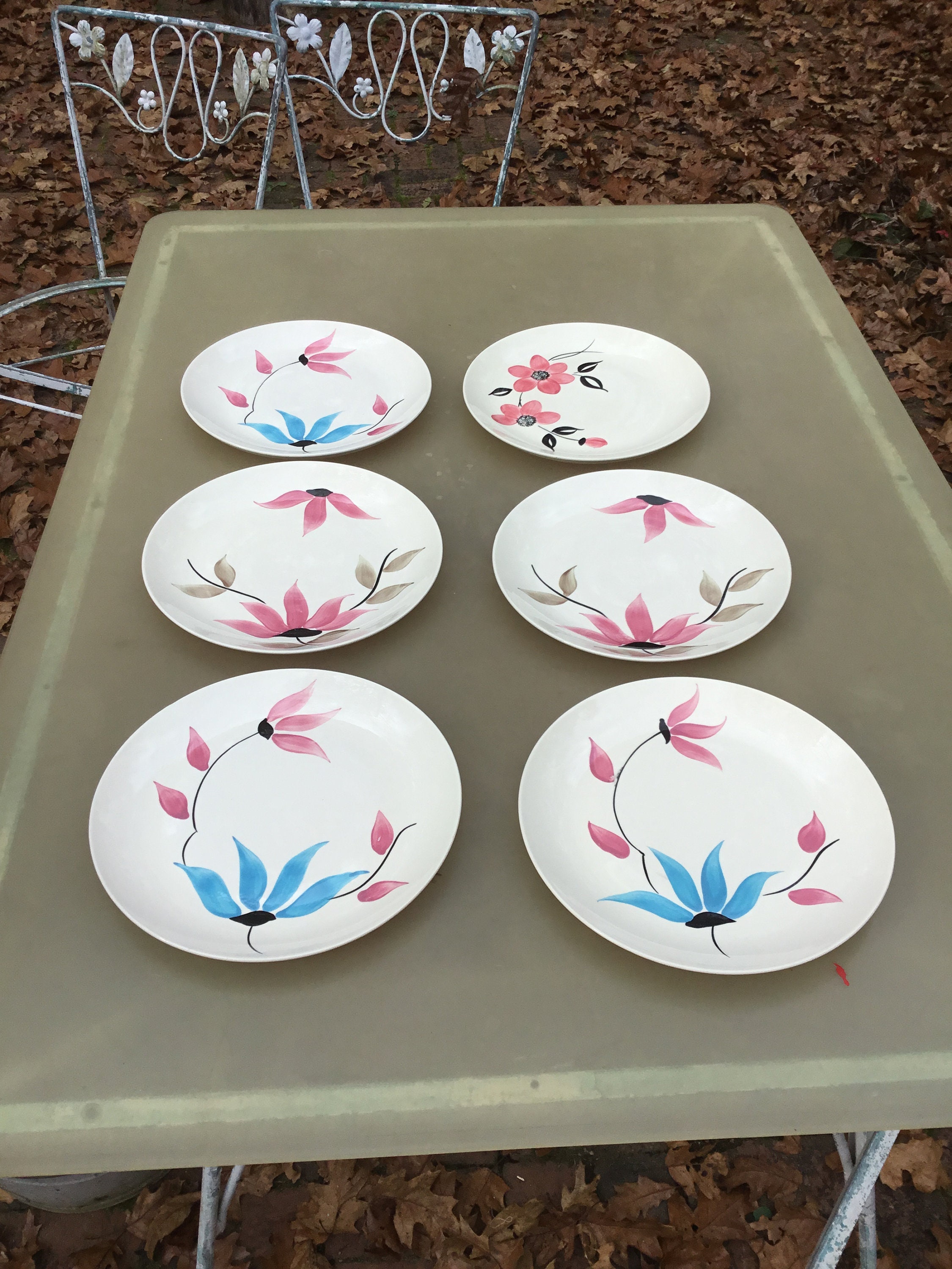 Blue ridge pottery plates hot sale