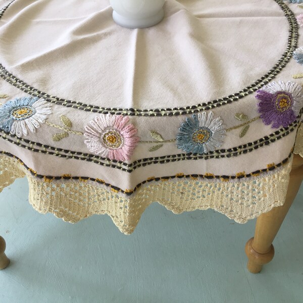 Arts and Crafts Tablecloth Etsy