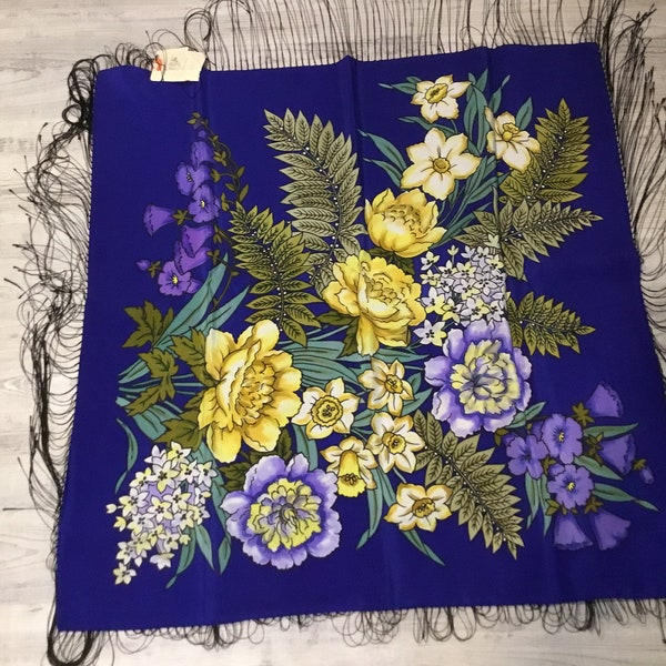 fringed piano shawl