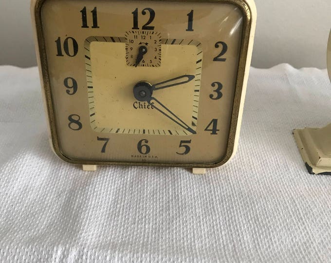 Vintage Alarm Clock Wind up Alarm Clock by Chief Made in USA Etsy