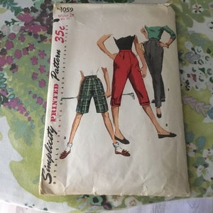 1960s Butterick 9352 Vintage Sewing Pattern Girls Sportswear