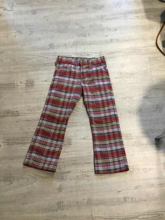 Vintage Children's Pants Plaid Pants Juvenile Vin… - image 3