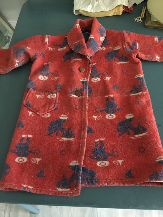 Beacon Robe Child's Beacon Bathrobe HTF Pattern G… - image 1