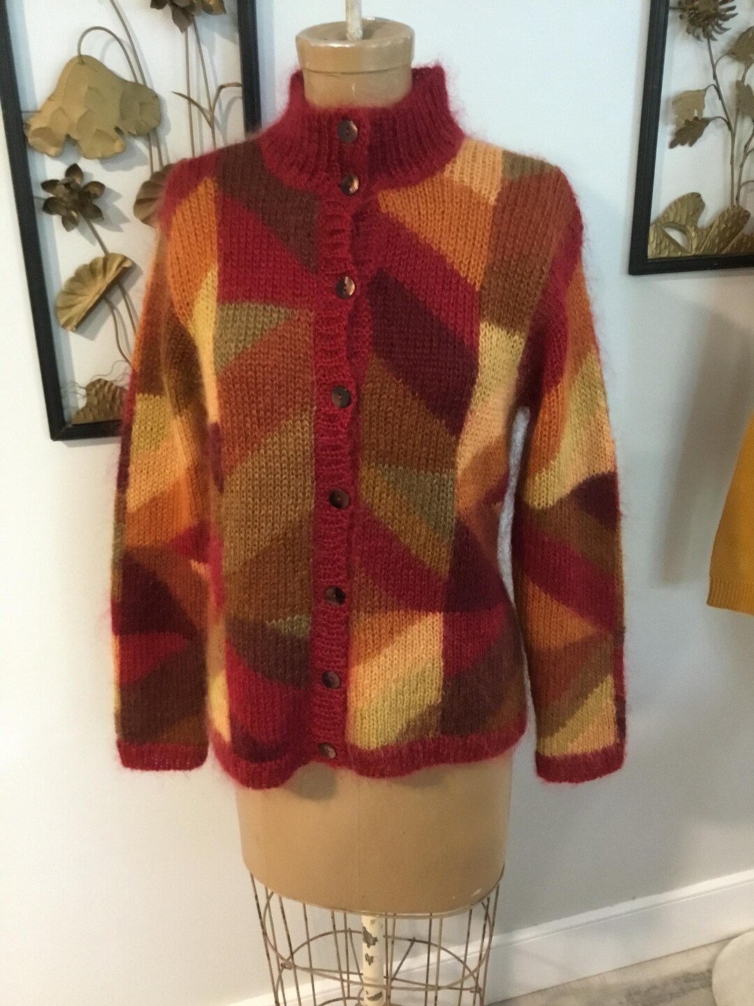 Mohair Cardigan マスタードイエロー WfukF08gyIf8H1BQQvoTjY3zSVUyYW