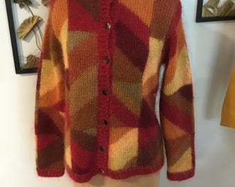 Ameri VINTAGE - 【未使用】アメリ GLITTER PRINT KNIT CARDIGAN AmeriVINTAGE GLITTER PRINT ニットカーディガン