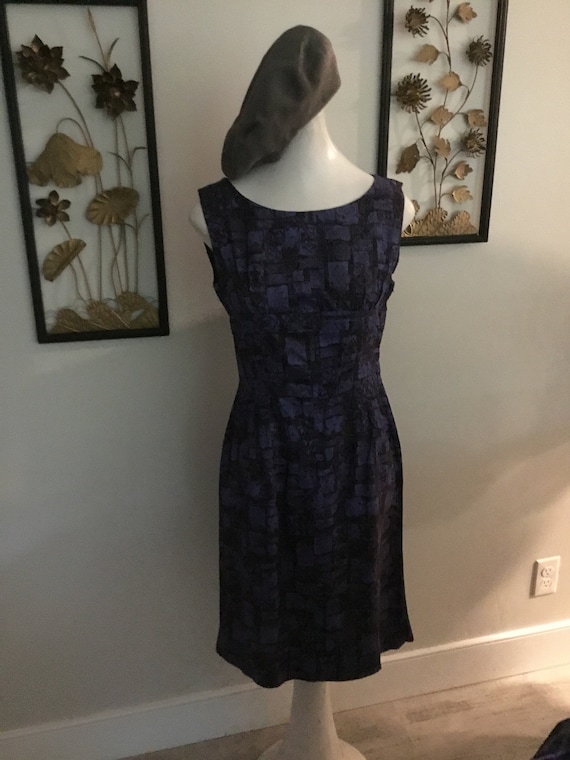 VTG Wiggle Dress Purple Silky Dress and Jacket Ma… - image 2