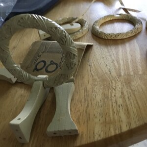 Vintage Curtain Festoon Rings by Tompkins & Co. New York 4 Festoon ...