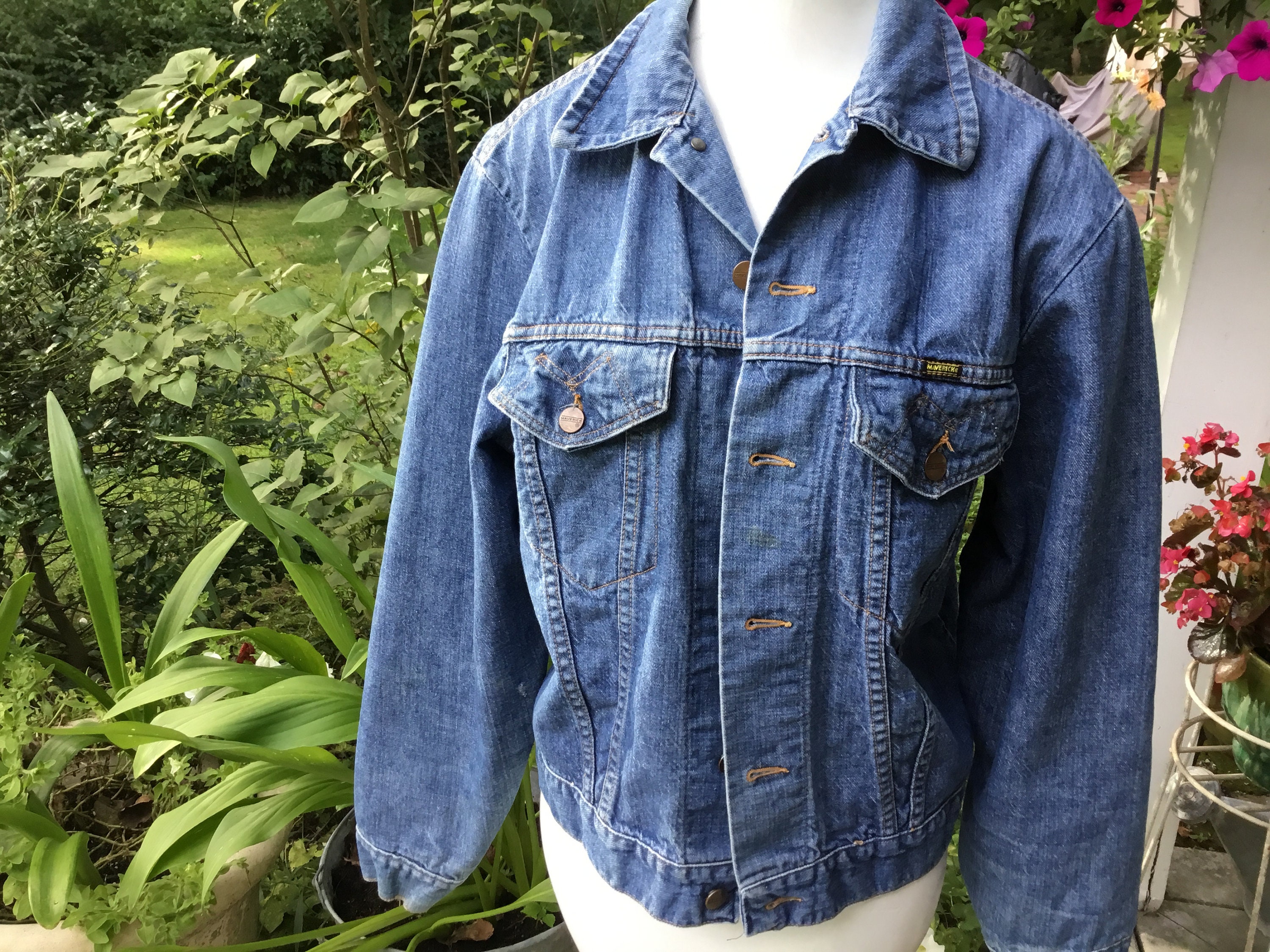 Maverick Jean Jacket Made in USA Blue 