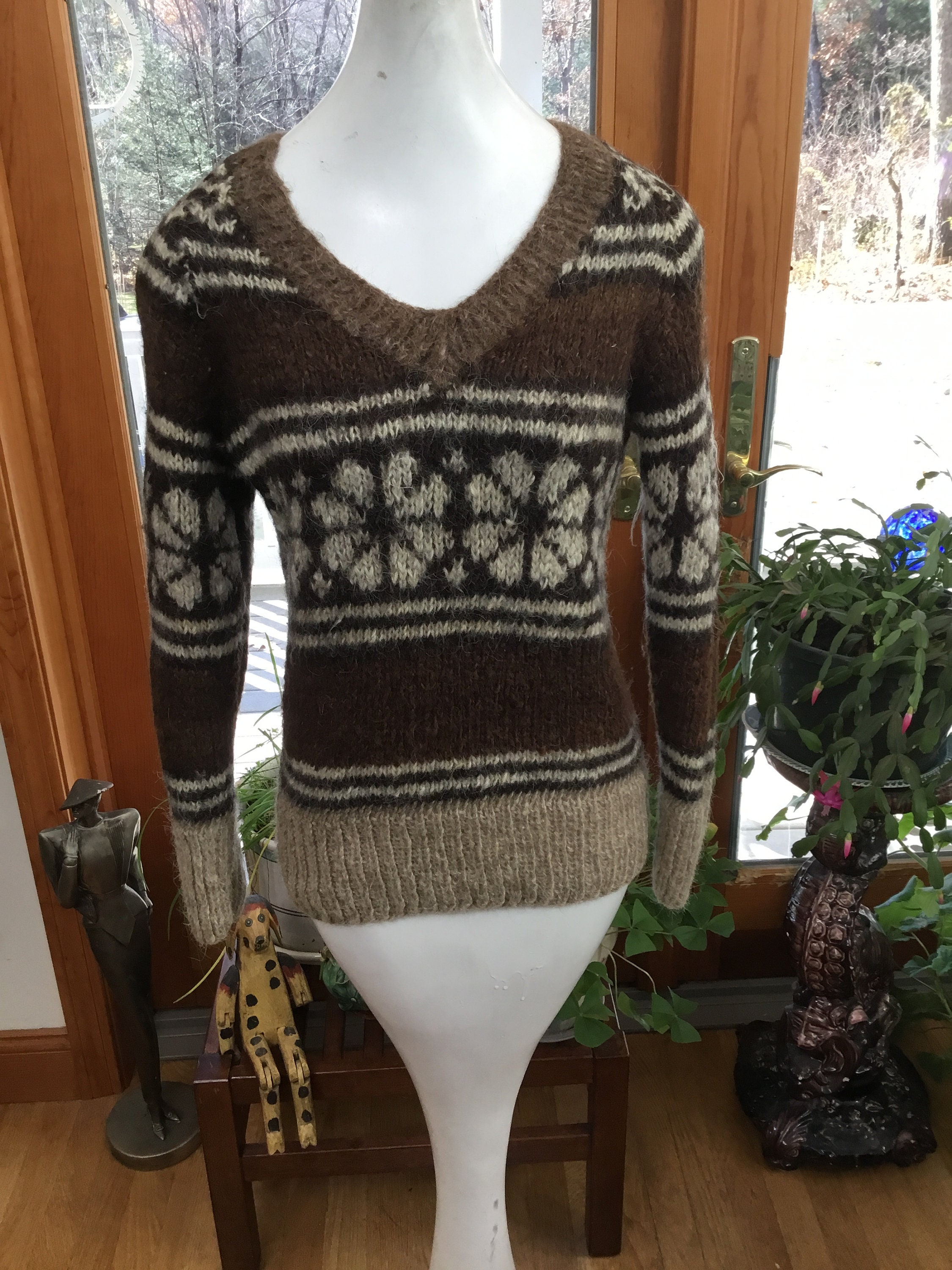 Vintage Sweater Wool Sweater Mohair 