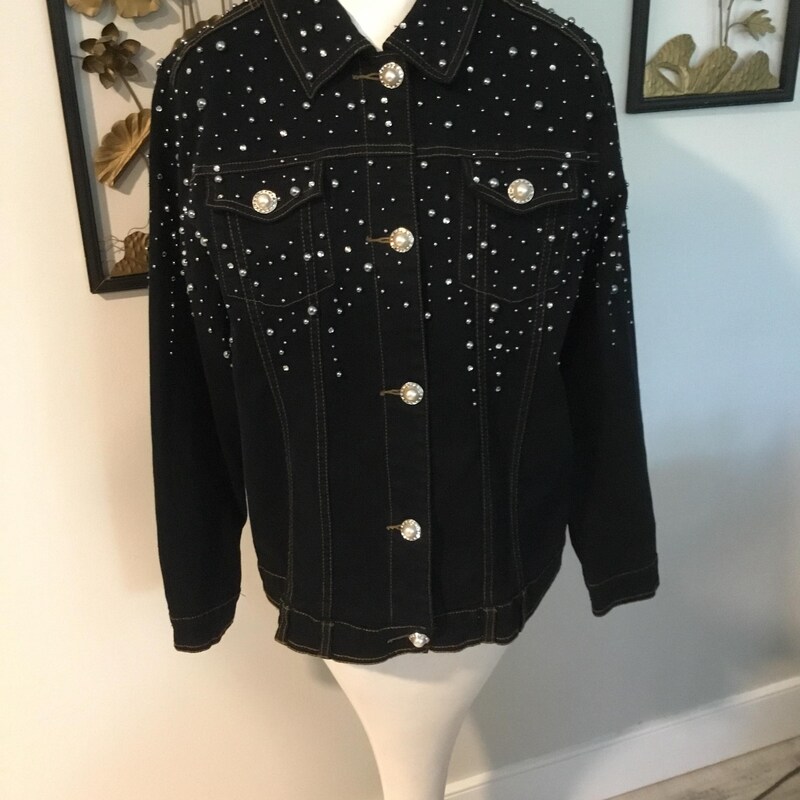 Black Rhinestone Buttons - Etsy