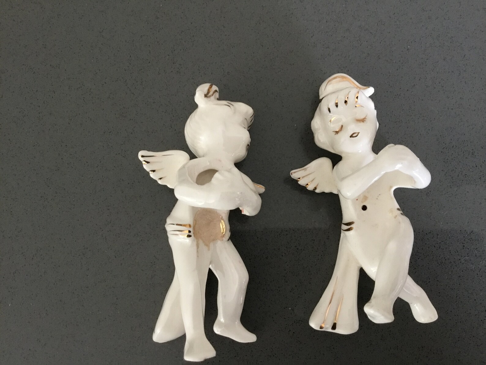 Vintage Christmas Candle Huggers by Holt Howard Set of Two Etsy