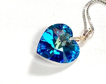Hali Swarovski Crystal Blue Crab Necklace Hali Swarovski Crystal Blue Crab Necklace