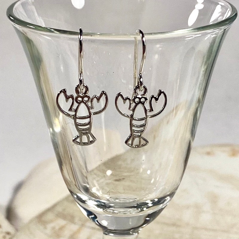 Crustacian Earrings Silver