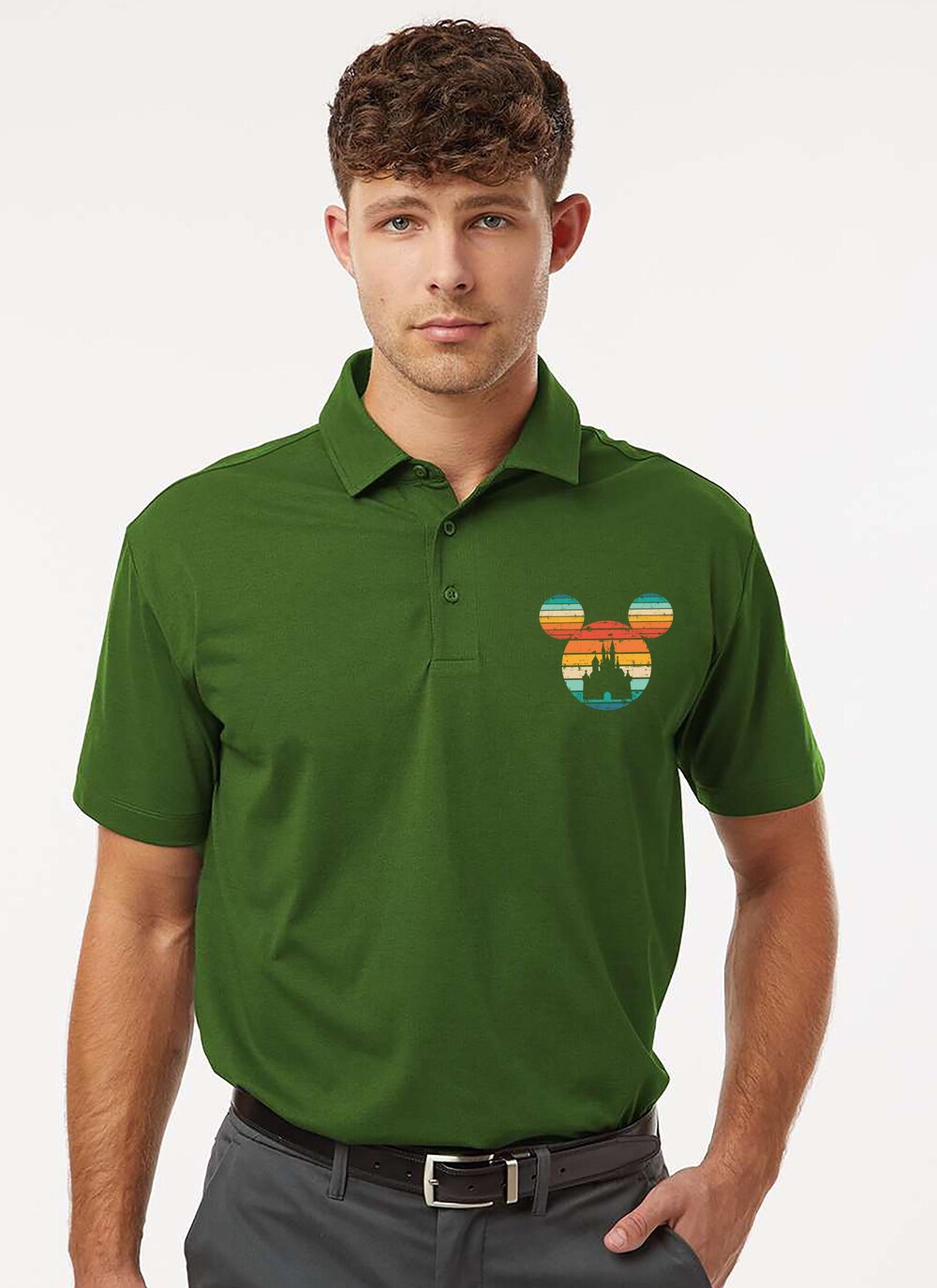 Disney Family Polo Shirt, Disney Shirt With Mickey Ears Polo, Disney Ear Shirt, Disney Mickey Silhouette Polo Shirt, Disneyland Polo Wear Aurateestyle