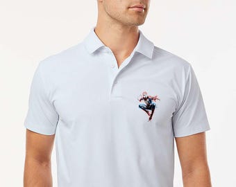 Spiderman Polo Shirt, Spider-Man Polo Shirt, Superhero Shirt, Spiderman Lover Polo, Retro Family Spider Polo Shirt, MCU Fans Gift