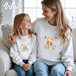 Winnie The Pooh Sweatshirt, Disney Winnie The Pooh Matching Sweatshirt, Hunny Sweatshirt, Family Matching Sweatshirt, Disney Family Gift