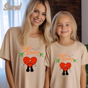 Bad Bunny Heart T-Shirt, Bad Bunny Lover Shirt, Bad Bunny Matching Tee, Bad Bunny Heart Shirt, Un Verano Sin Ti Shirt