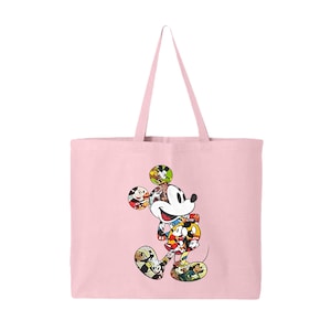 Cute Disney Mickey Mouse Tote Bag, Magic Kingdom Bag, Family Birthday Gift, Mickey Mouse Tote, Disney Vacation Bag, Disneyland Tote
