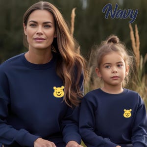Winnie The Pooh Sweatshirt, Winnie The Pooh Matching Sweatshirt, Disney Family Sweatshirt, Winnie The Pooh Sweatshirt, Cute Pooh Mom Gift