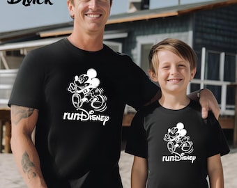 Mickey Run T-Shirt, Mickey Mouse Matching Shirt, Disney Lovers Tee, Run Disney Shirt, Running Mickey Mouse Shirt