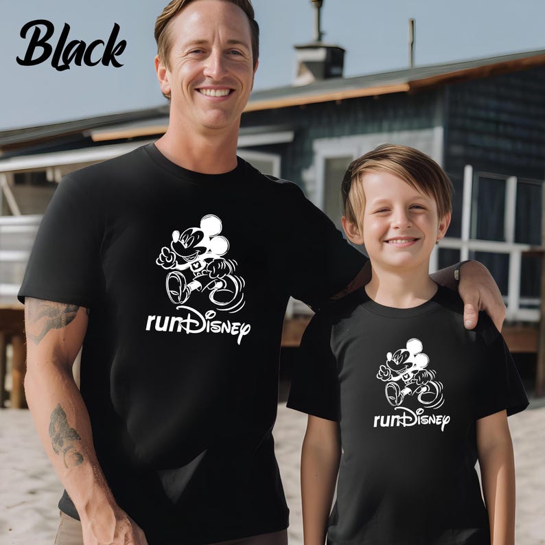 Mickey Run T-Shirt, Mickey Mouse Matching Shirt, Disney Lovers Tee, Run Disney Shirt, Running Mickey Mouse Shirt