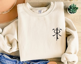 Symbol Lord of Rings Sweatshirt, Lord of Rings Sweatshirt, Vintage Lord of Rings Sweatshirt, The Lord Rings Sweatshirt, Tolkien Sweatshirt