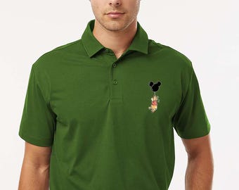 Winnie The Pooh and Friends Polo Shirt, Winnie The Pooh Shirt, Pooh Balloons Polo Shirt, Disney Pooh T-Shirt, Cute Pooh Bear Shirt