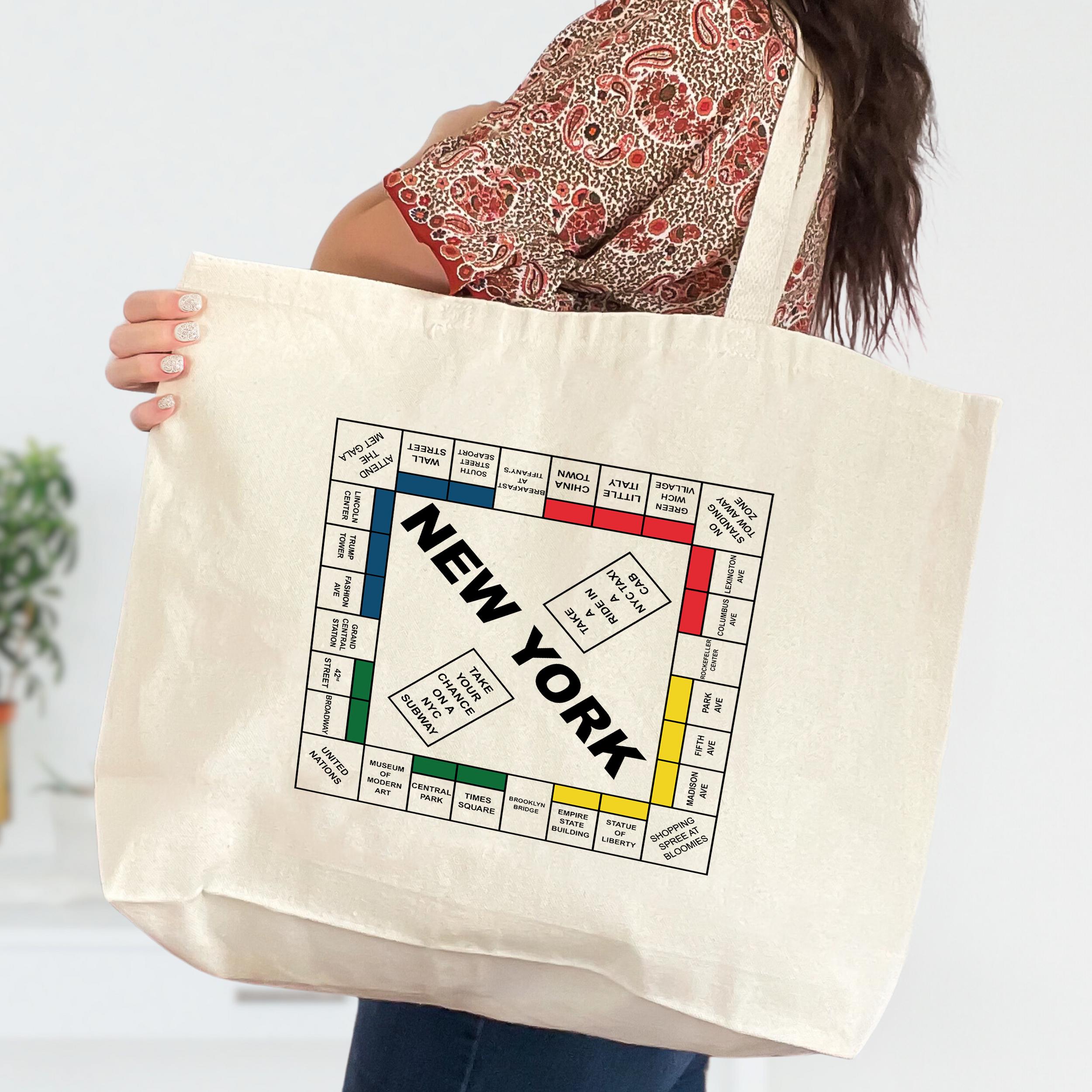 ショルダーバッグ・ポシェット Carrie Four Seasons Square Canvas Toot Bag (2 TYPE) Carrie Four Seasons Square Canvas Toot Bag (2 TYPE