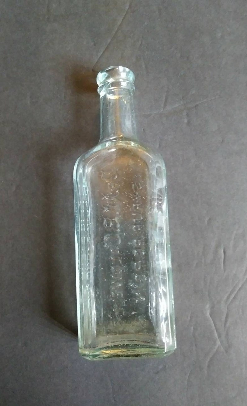 Vintage Embossed Creomulsion Cough Syrup Bottle Dr W B Etsy