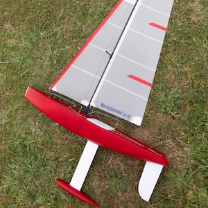 RC Sailboat 3D Printed, Radio controlled yacht.