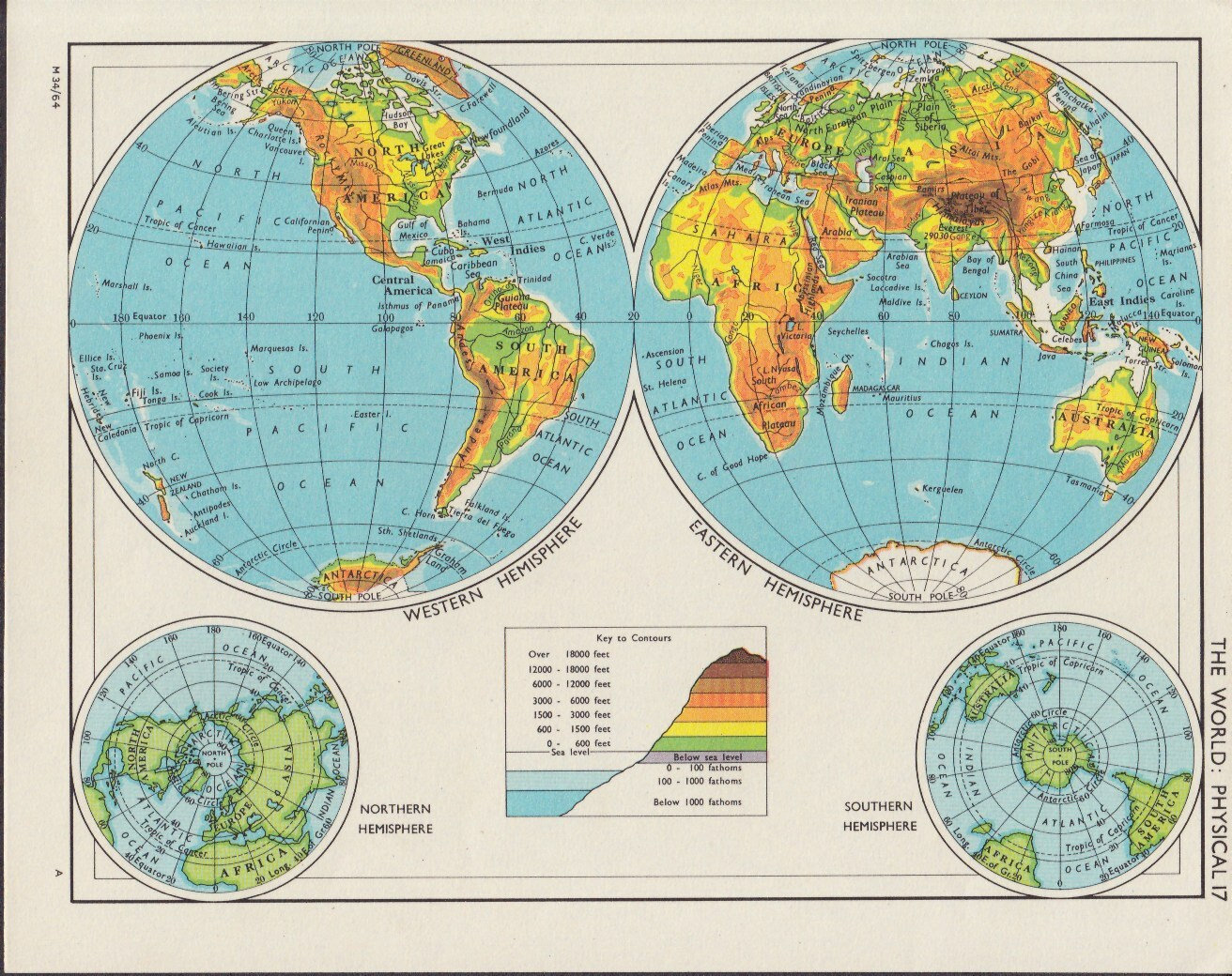 Mountains And Deserts World Map Il 9crn 
