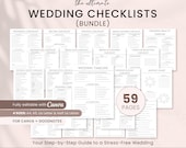 Wedding Checklist, Wedding Planning Checklist, Printable Wedding Checklist Template, Wedding Plan Checklist, Minimalist Wedding Checklist
