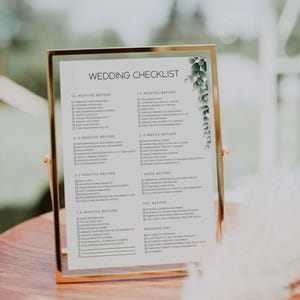 Wedding Checklist Printable Wedding Planning Checklist Wedding Checklist Template Wedding Plan Checklist Wedding Planner Checklist  GW05