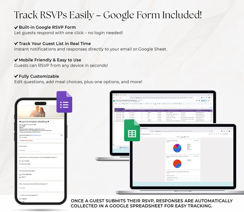 Make your big day unforgettable with this WEB Invitation Template RS02. Designed in Canva, it features an embedded countdown timer, trackable RSVP via Google Form, and customizable sections for your wedding story, schedule, and gallery. Share it instantly via link—no printing needed! Ideal for modern, eco-conscious weddings and destination events. A beautiful, easy-to-use digital wedding announcement your guests will love. Instant download & fully editable!