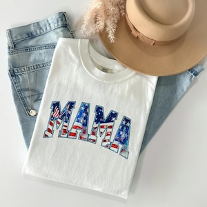 4th of July Pregnancy Announcement T-Shirt, American Mama Shirt, USA Mom, Red White and Due, Independence Day, Patriotic Shirt, Memorial Day