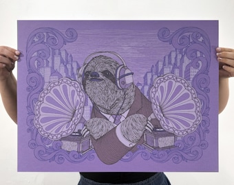 B-Side Sloth Purple