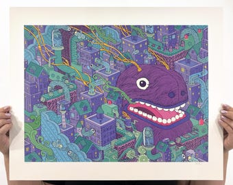 Make Destroy City at Night
