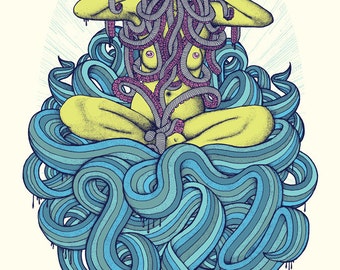 Lady Squid Face