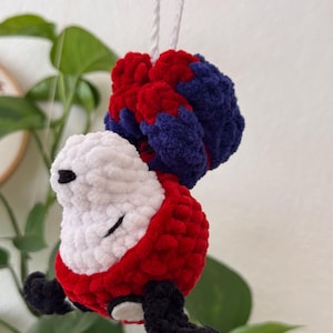 Snoopy-inspirierter Autoanhänger, Rückspiegelhaken in Hundeform, Autodekoration, Geschenk für Autofahrer