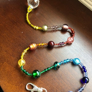 Crystal Sun Catcher Rainbow Chakra window decor image 6