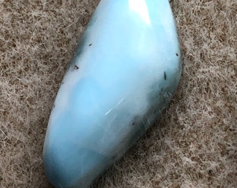 AA blue Larimar cabochons (2), unique, natural, not drilled