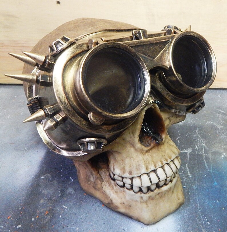 Steampunk Flip Aviator Goggles Apocalypse Goggle Sunglasses Cosplay Cyber Gothic