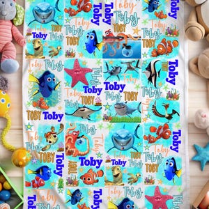 Finding Nemo Personalized Blanket