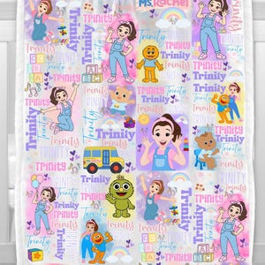 Ms. Rachel Blanket-Personalized