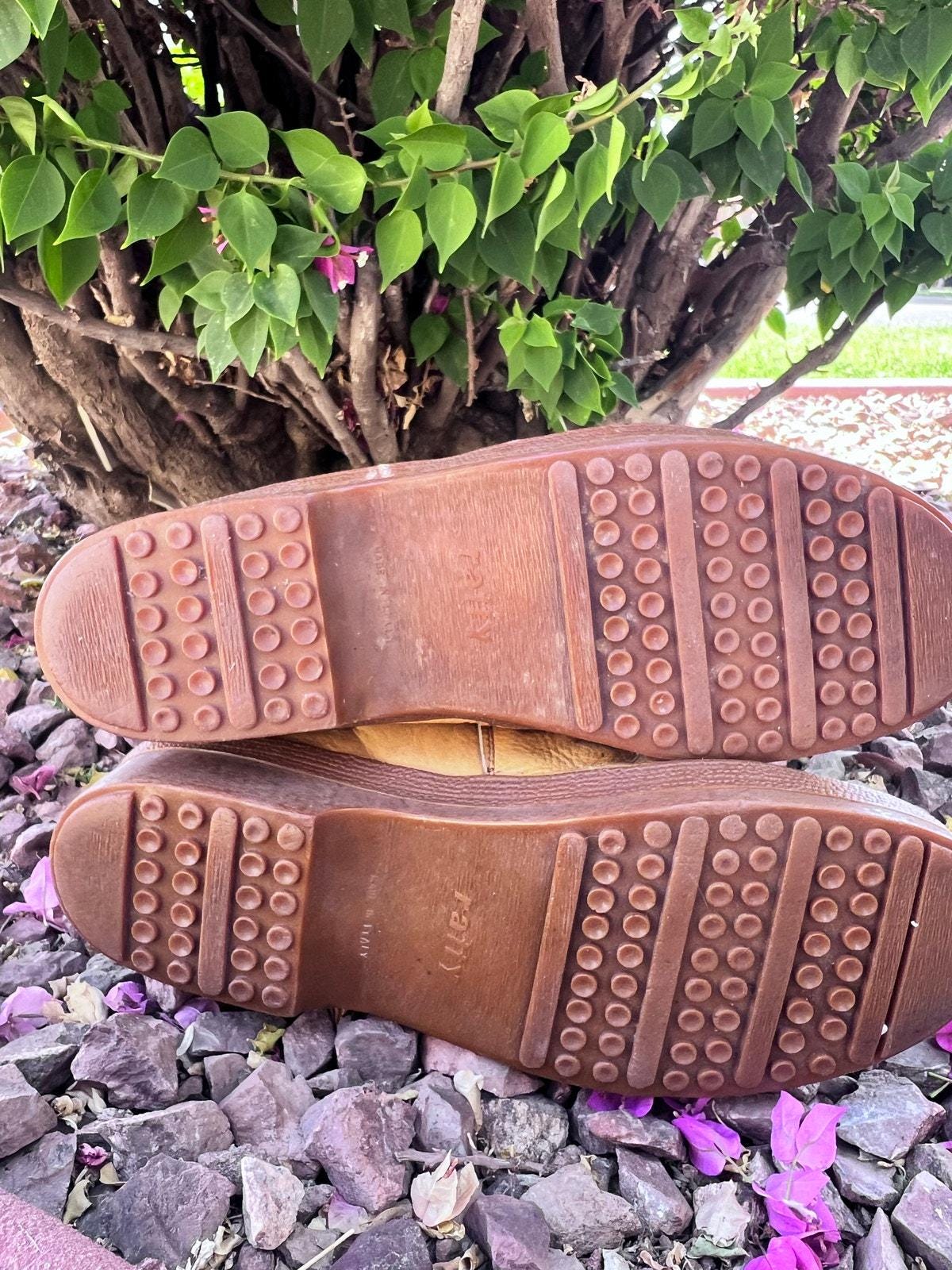 VTG Italian Hiking Boots Tan Leather Rugged Outdoor Gorpcore VTG Italian Hiking Boots Tan Leather Rugged Outdoor Gorpcore  main image 3