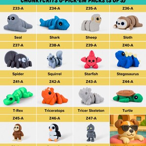 ChunkyCRITS U-Pick-Em Packs (3 of 3)