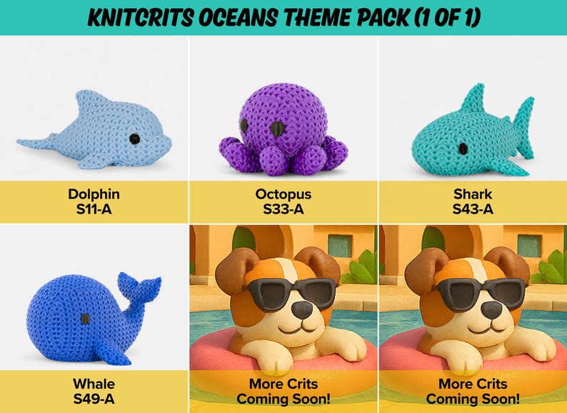 Knitcrits Oceans Theme Pack (1 of 1)
