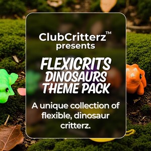 Dinosaur Fidget Toys | 3D Printed Articulated Dinos | Sensory Play | 7-Piece Jurassic Set afbeelding 2