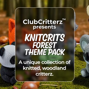 Forest Animal Fidget Toys | 3D Printed Knit-Texture Woodland Creatures | Guinea Pig Koala Moose Panda Wolf | 6-Piece Set image 2