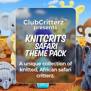Safari Animal Fidget Toys | 3D Printed Knit-Texture Lion Elephants Croc Giraffe Hippo Rhino Monkey Gorilla | African Animals | 12-Piece Set image 2